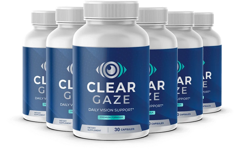 Clear Gaze 6 Bottles package